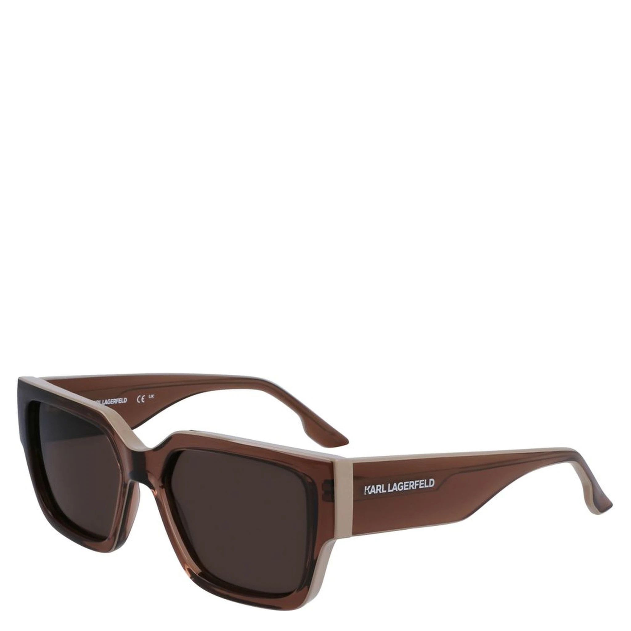 Brown Injected Sunglasses