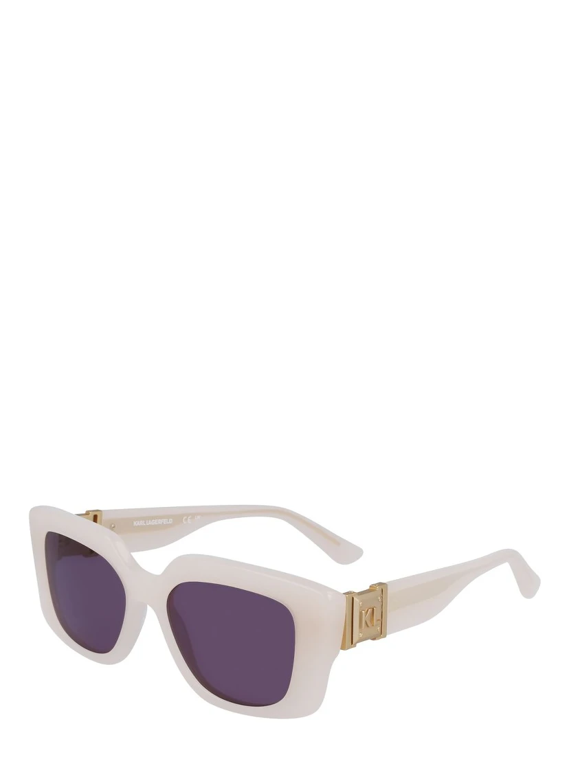 Beige Acetate Sunglasses