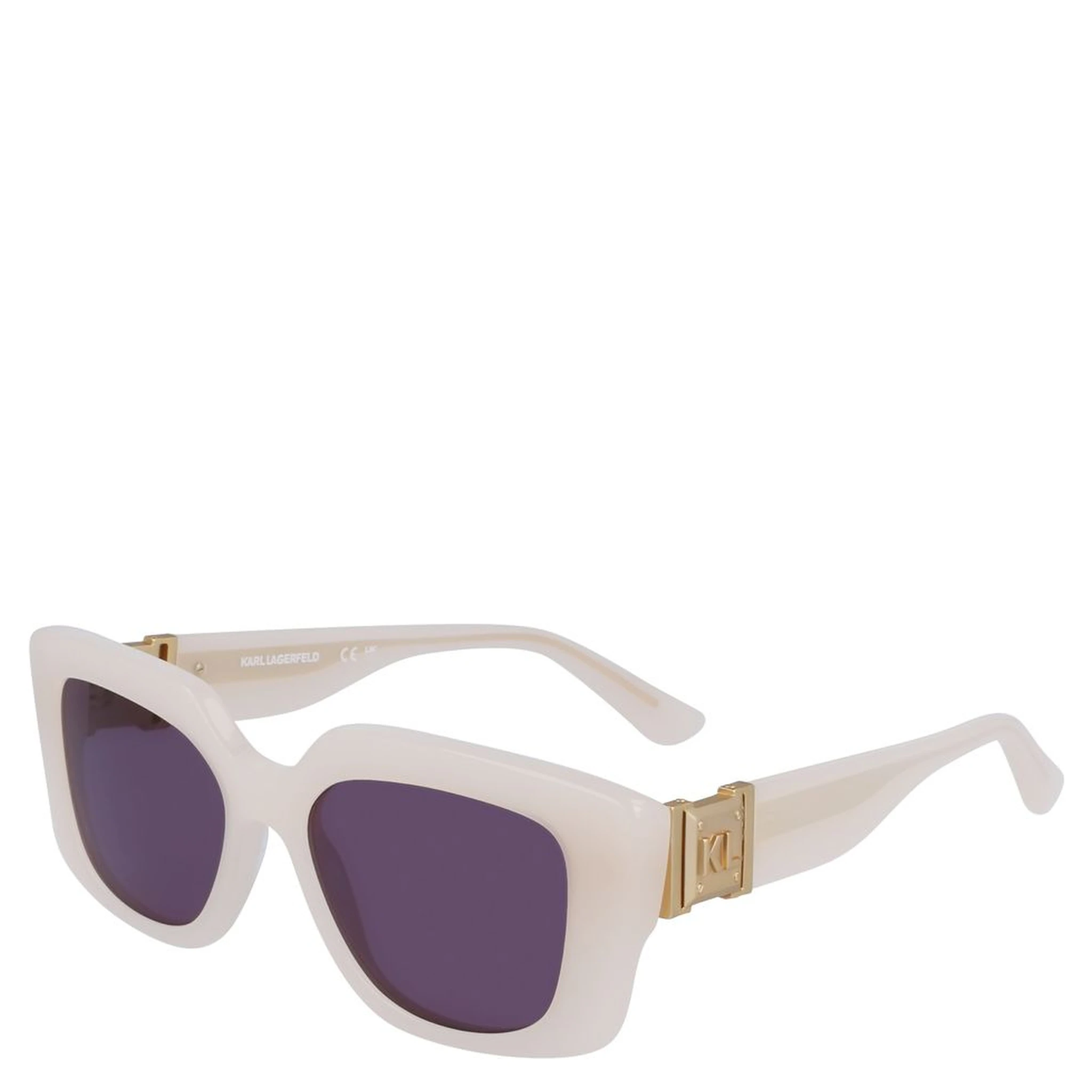 Beige Acetate Sunglasses