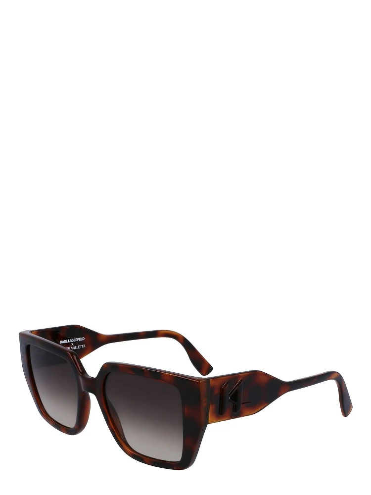 Brown Injected Sunglasses