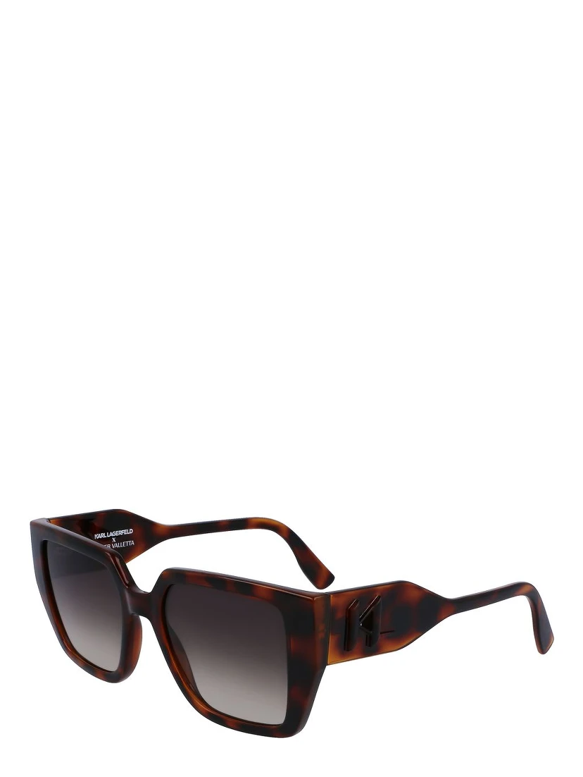 Brown Injected Sunglasses