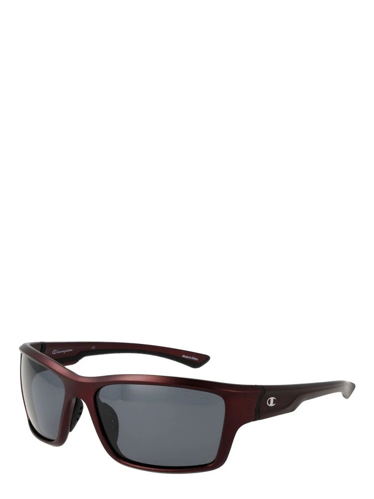 Brown Stainless Steel Sunglasses