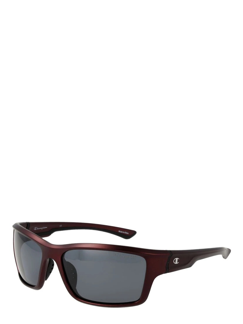 Brown Stainless Steel Sunglasses