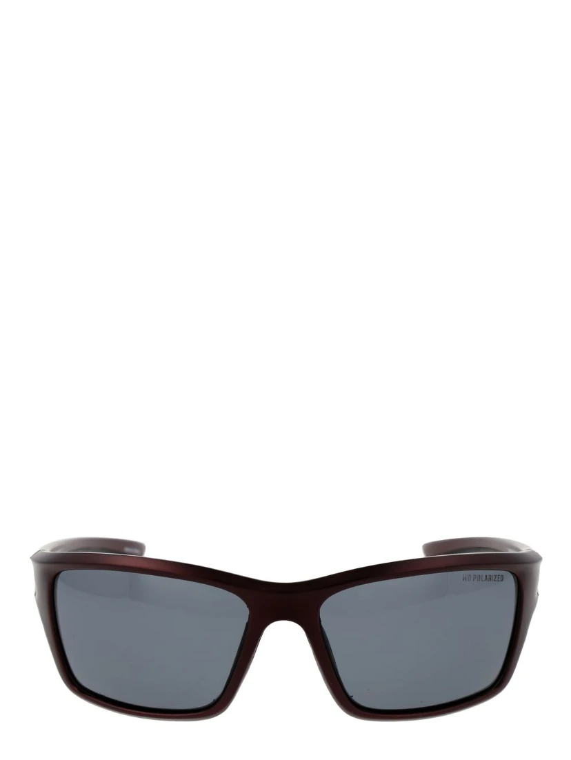 Brown Stainless Steel Sunglasses
