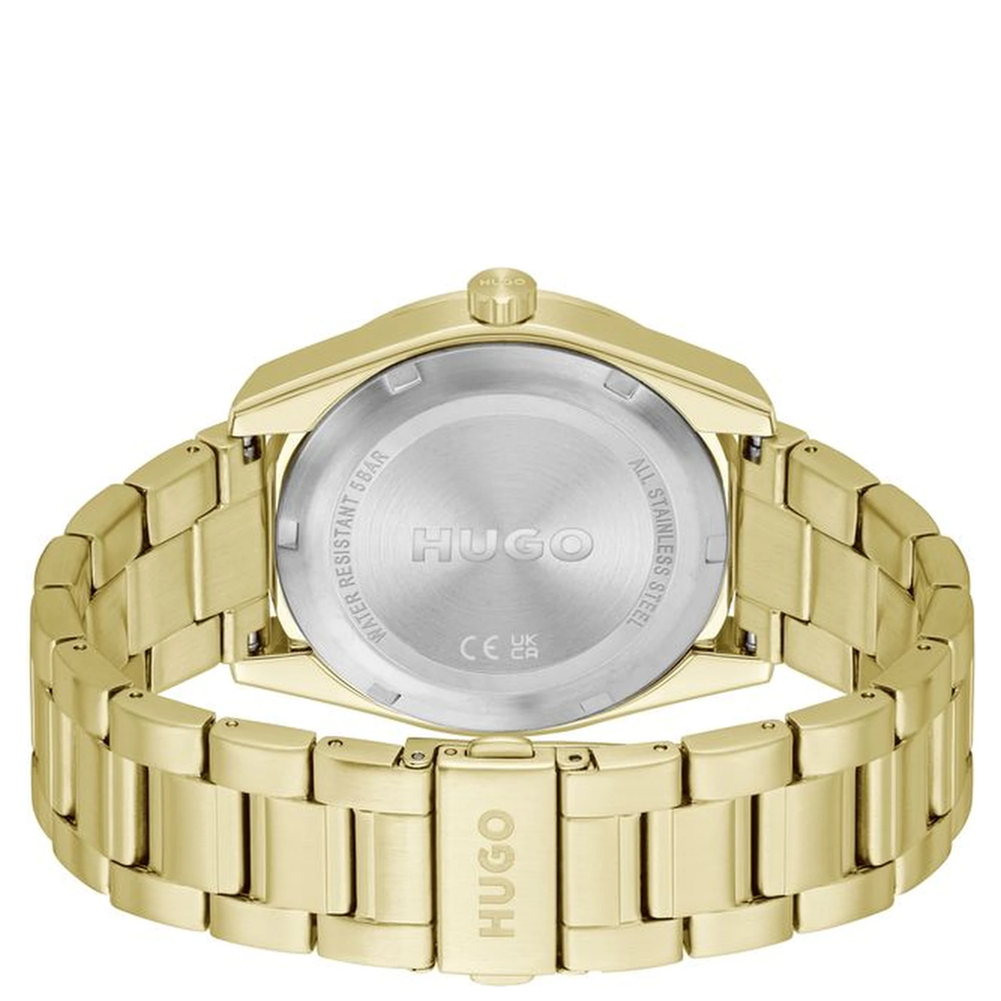 Gold Stainless Steel Dress Watch