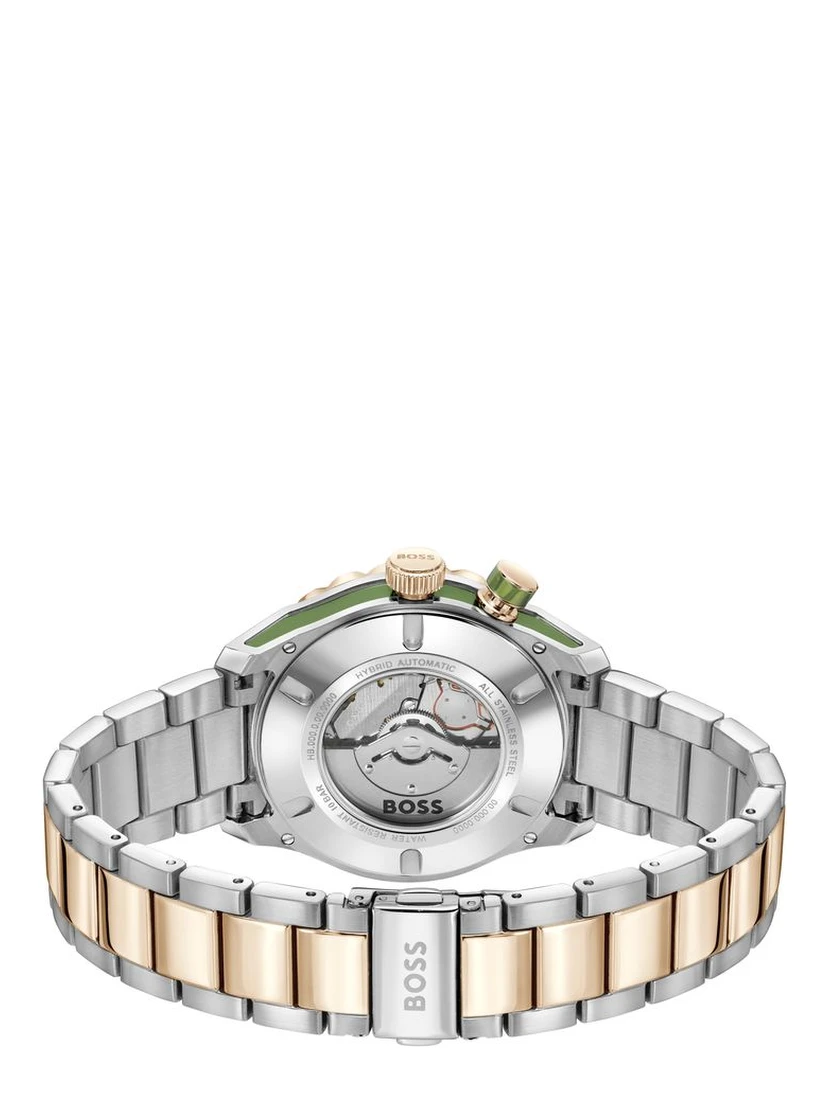Gray Stainless Steel Dress Watch