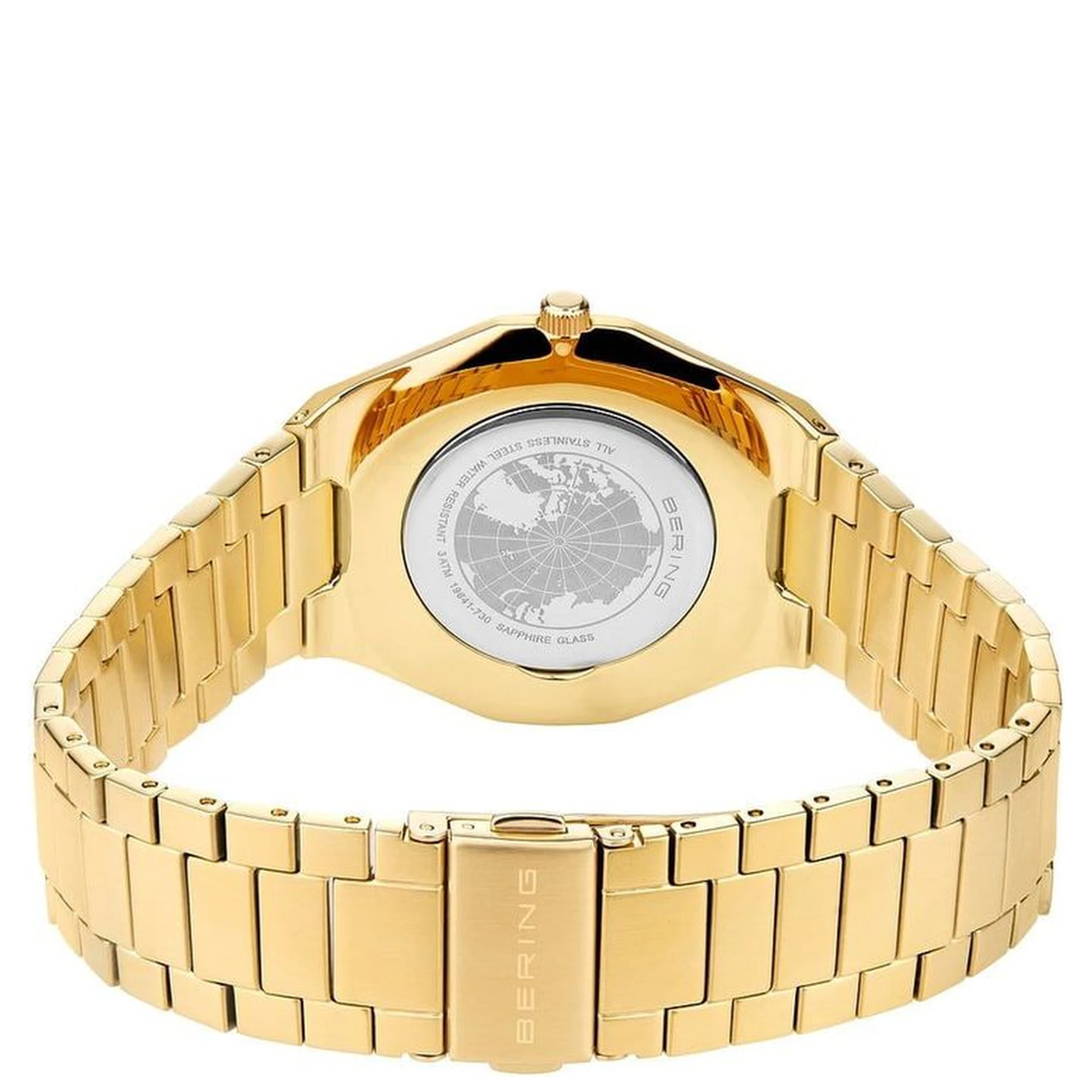 Gold Stainless Steel Dress Watch