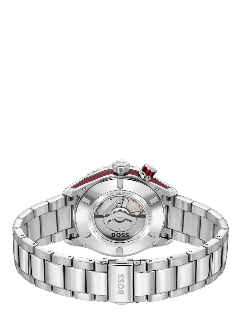 Gray Stainless Steel Dress Watch