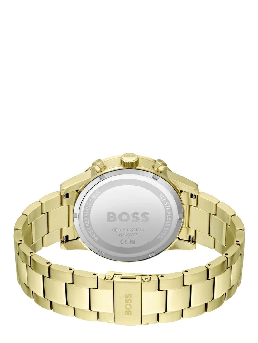 Gold Stainless Steel Dress Watch