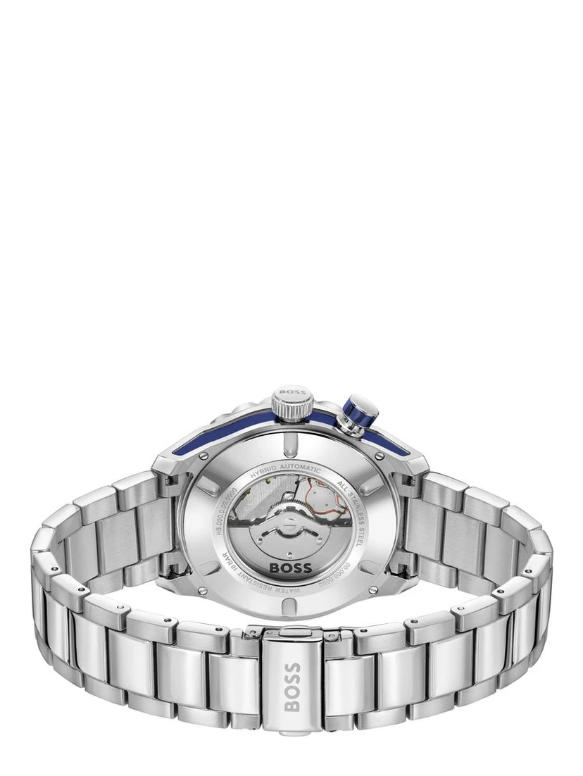 Gray Stainless Steel Dress Watch