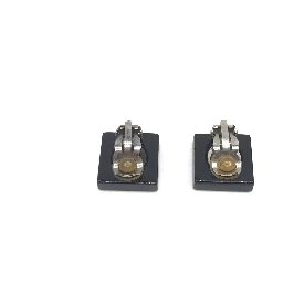 Coco Mark Square Clip-On Earrings
