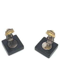 Coco Mark Square Clip-On Earrings
