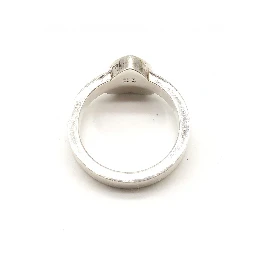Sterling Silver Heart Trademark Ring, US Size 5.5