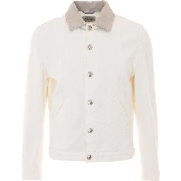 White denim jacket