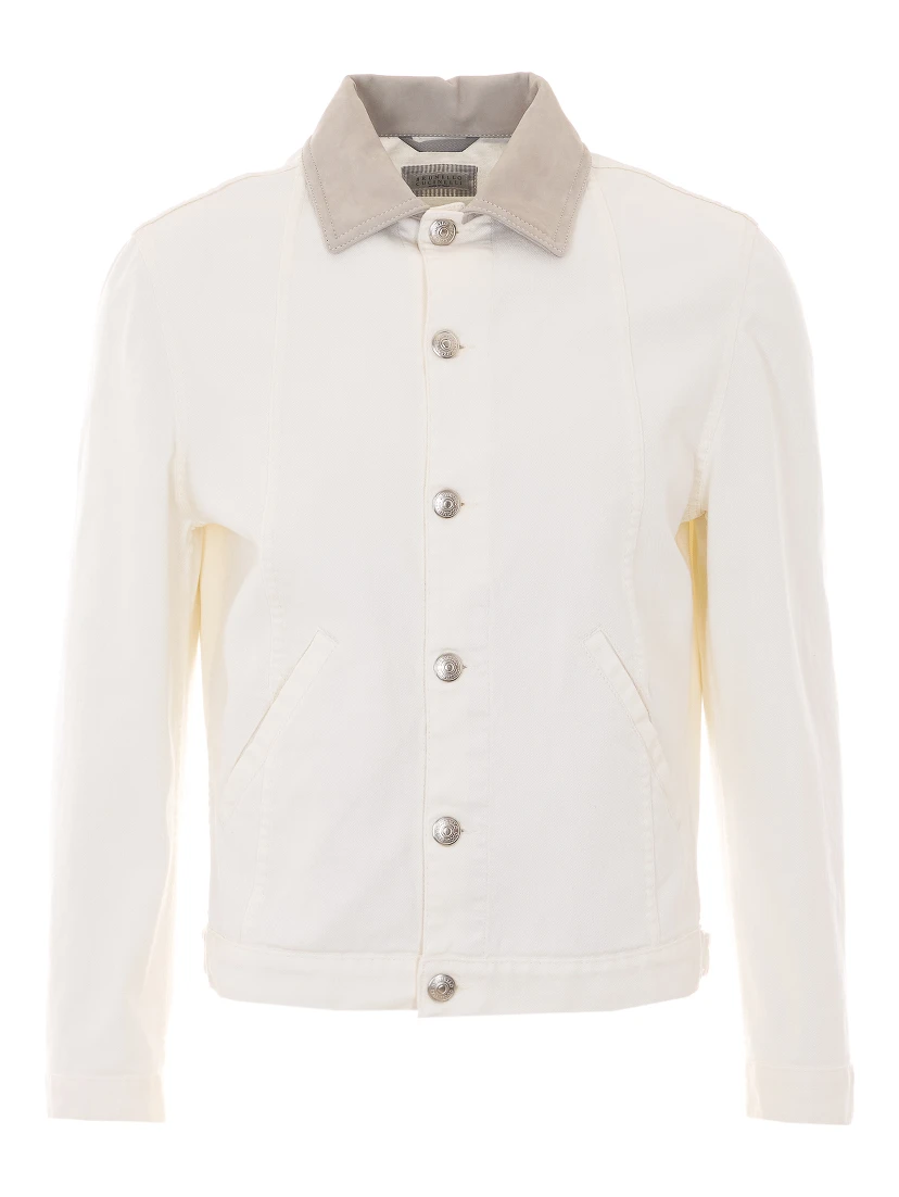 White denim jacket