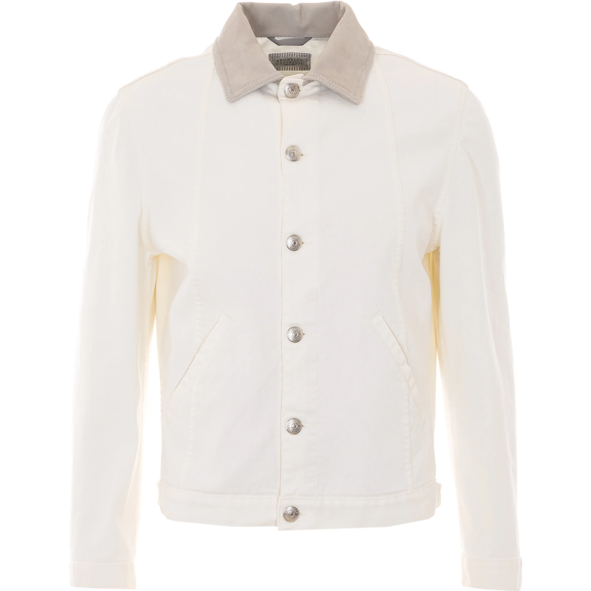 White denim jacket