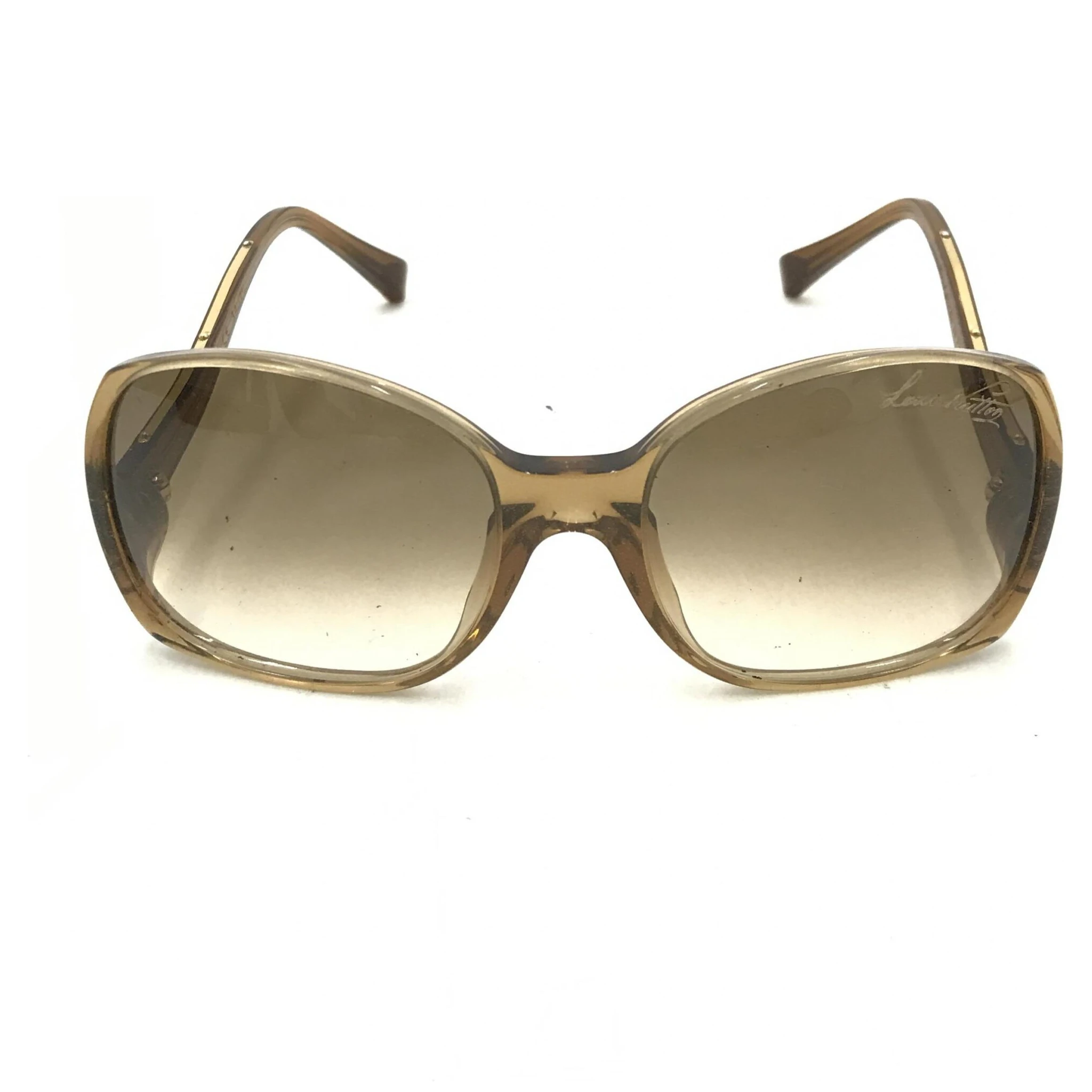 Brown Speckling Acetate Frame Sunglasses