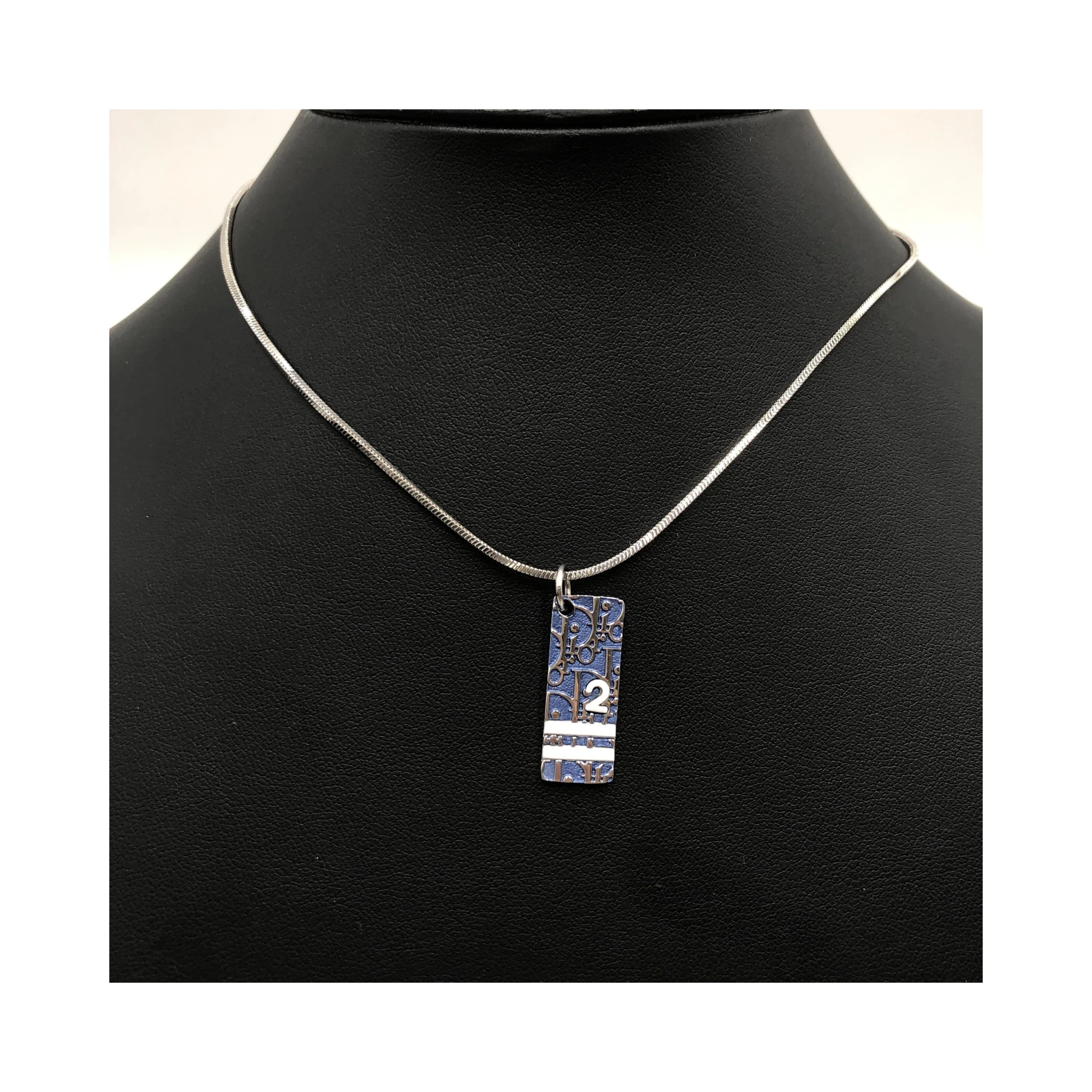 Blue Trotter Pendant Necklace