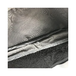 Black Waist Pouch With Zippered Compartments