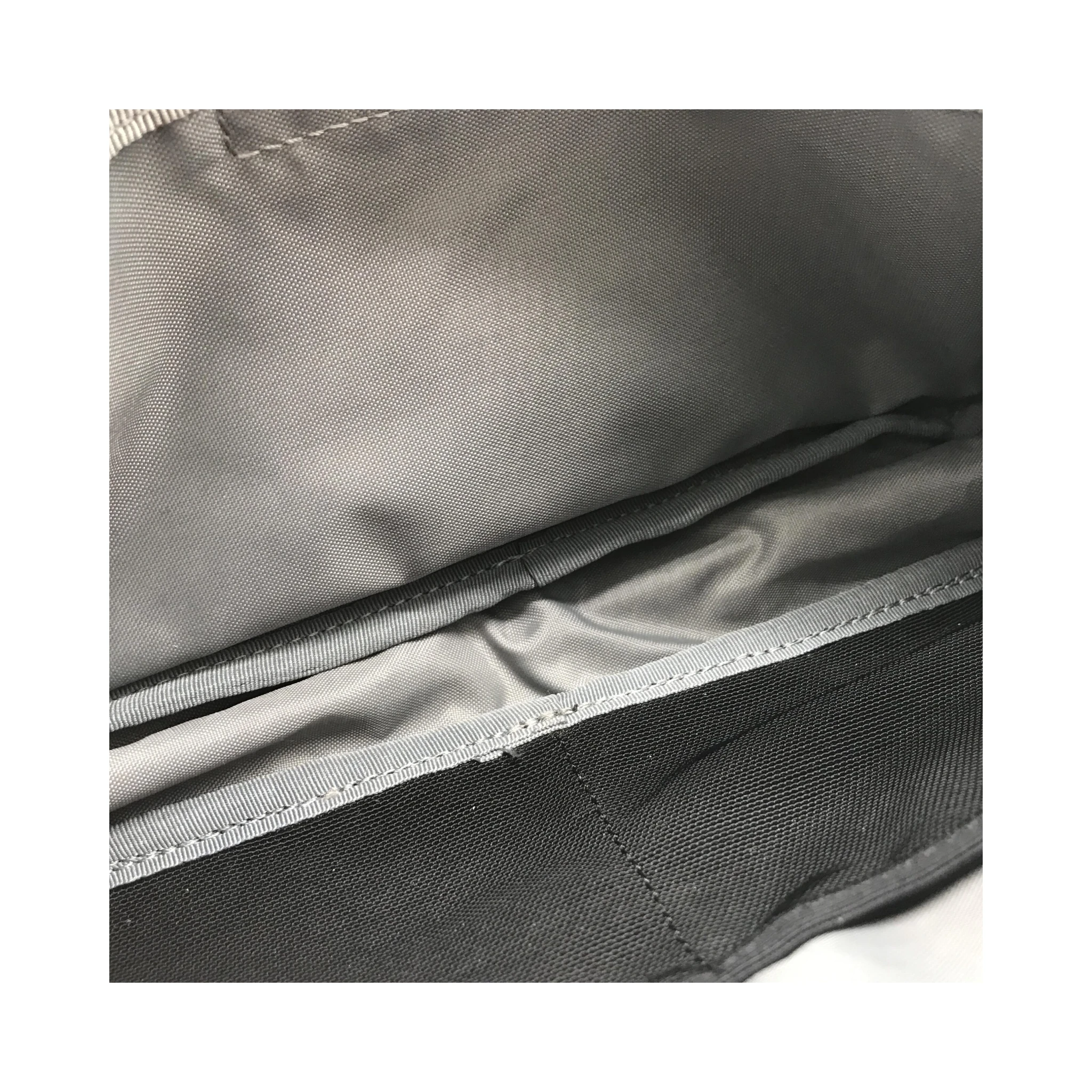 Black Waist Pouch With Zippered Compartments