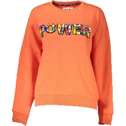 Orange Cotton Sweatshirt