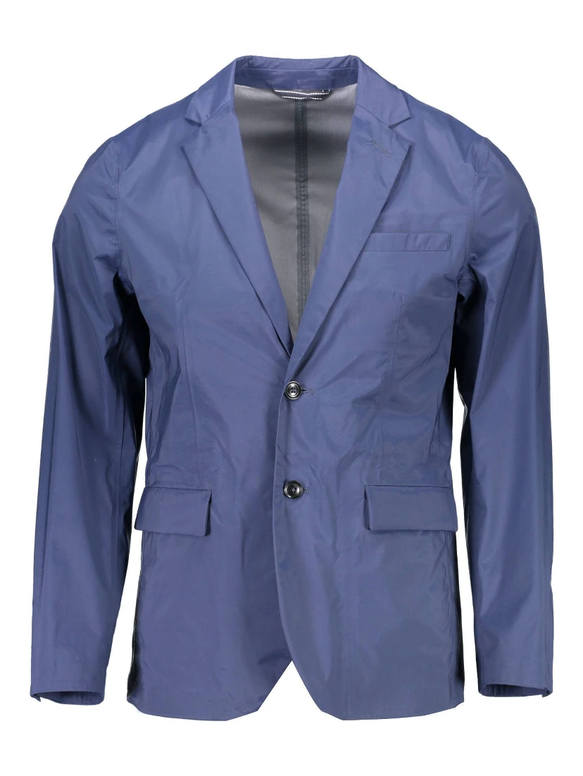 Blue Nylon Jackets And Coat