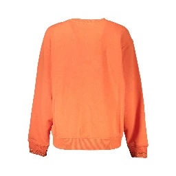 Orange Cotton Sweatshirt