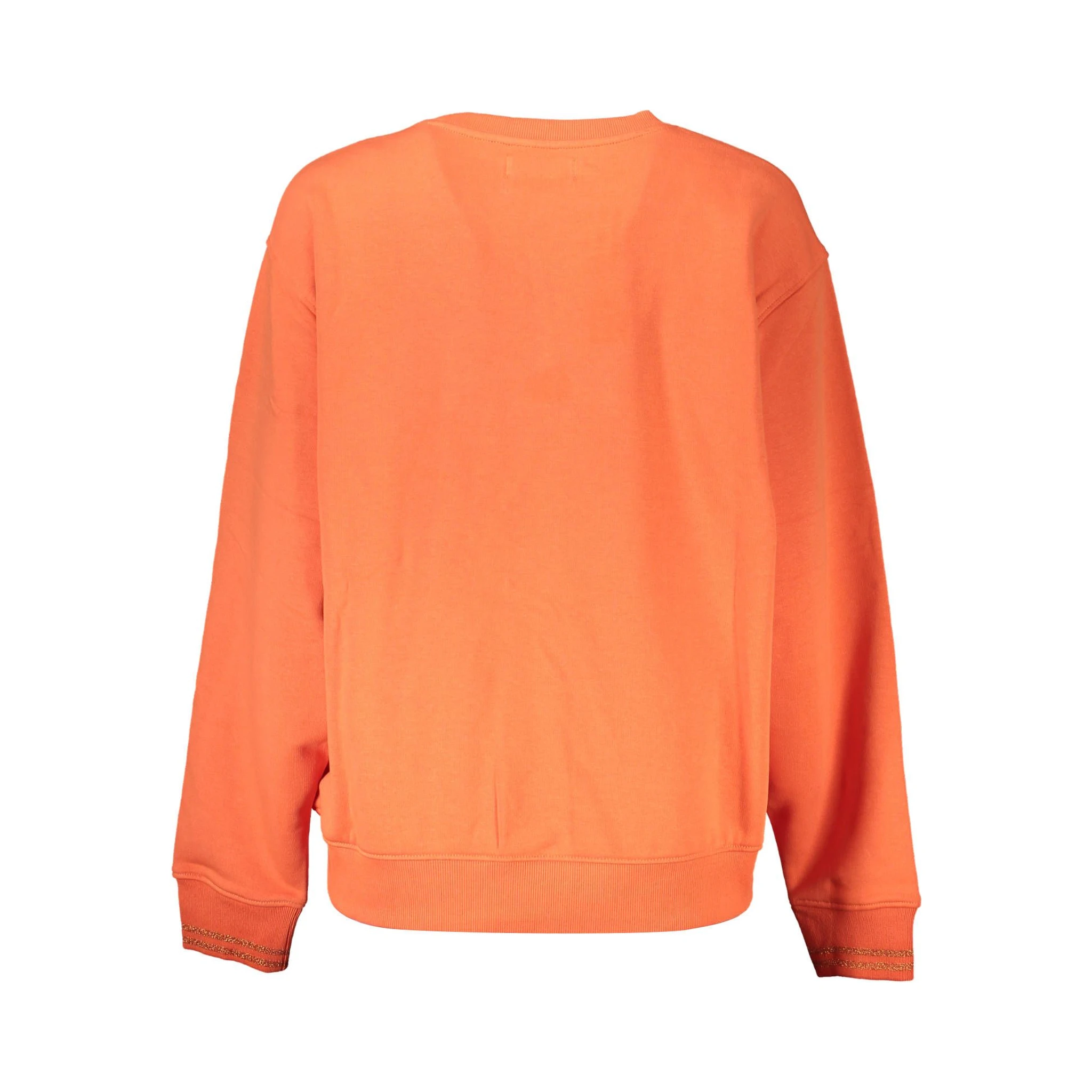 Orange Cotton Sweatshirt