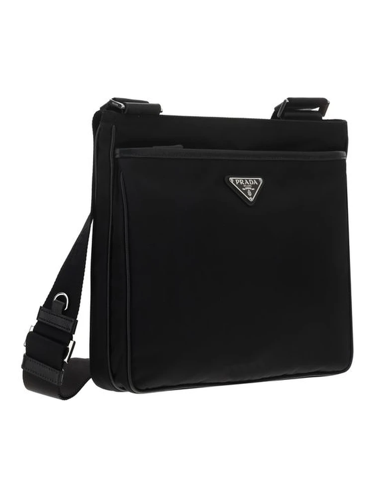 Black Recycled Polyamide Shoulder Bag alternative