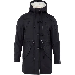 Blue Nylon Parka