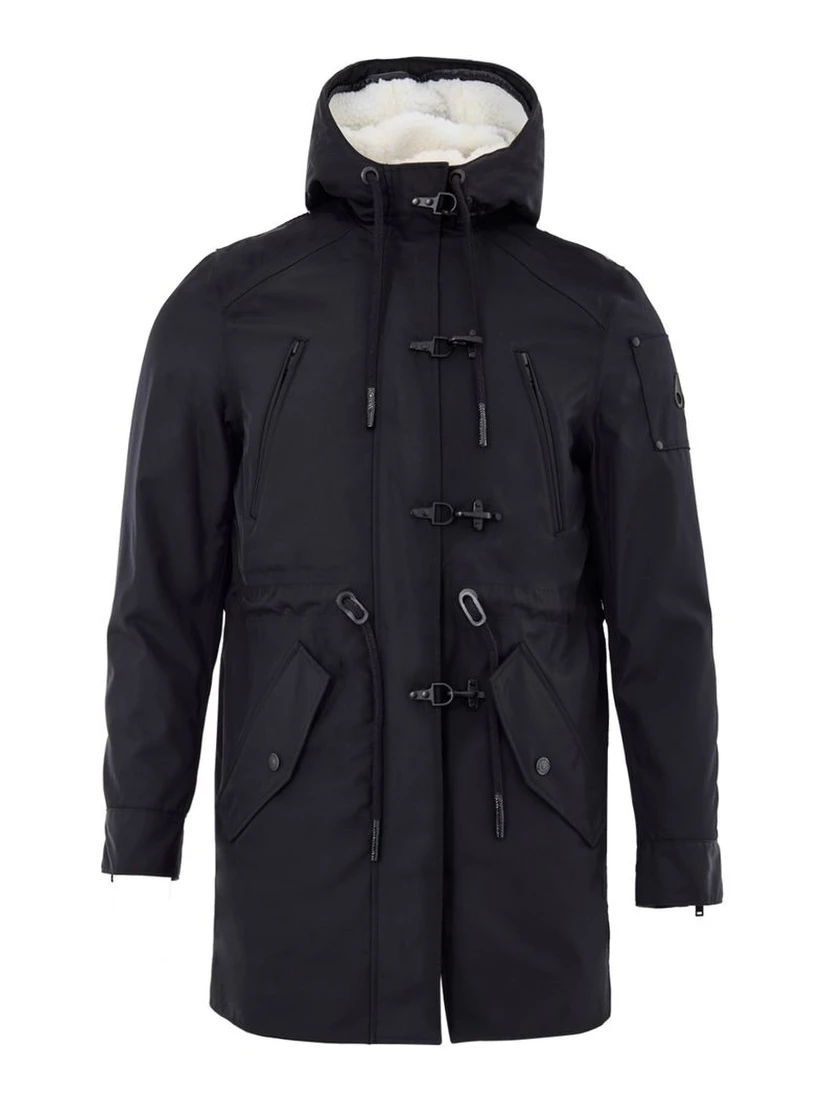 Blue Nylon Parka
