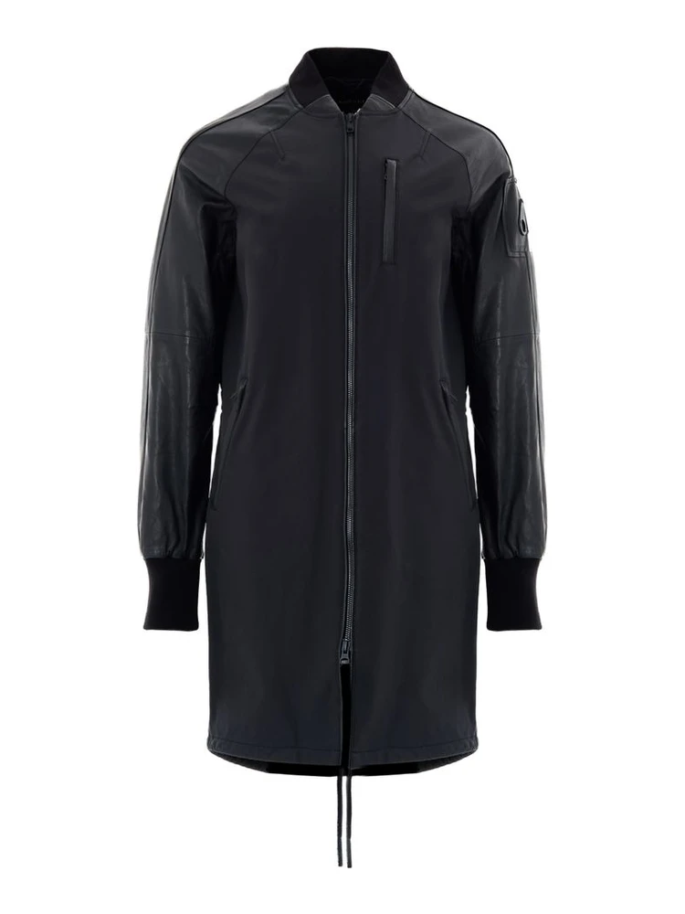Black Cotton Parka