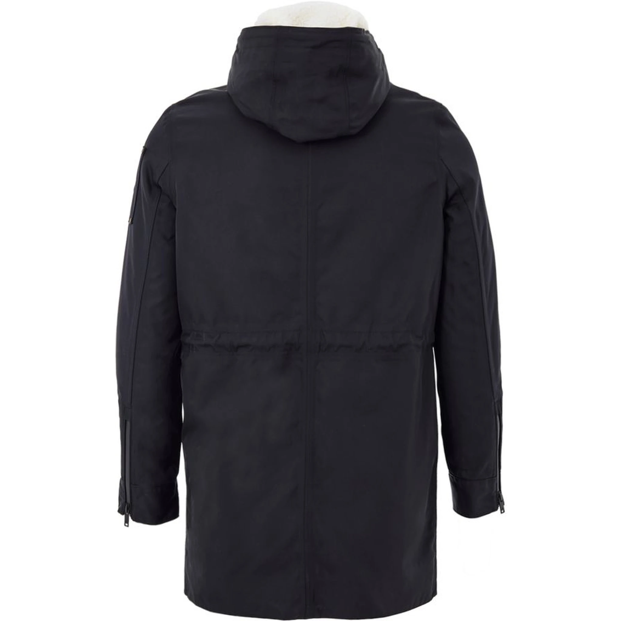 Blue Nylon Parka