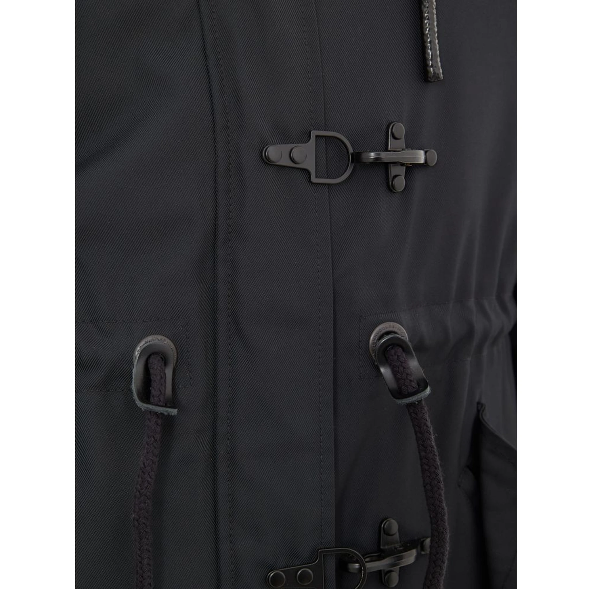 Blue Nylon Parka