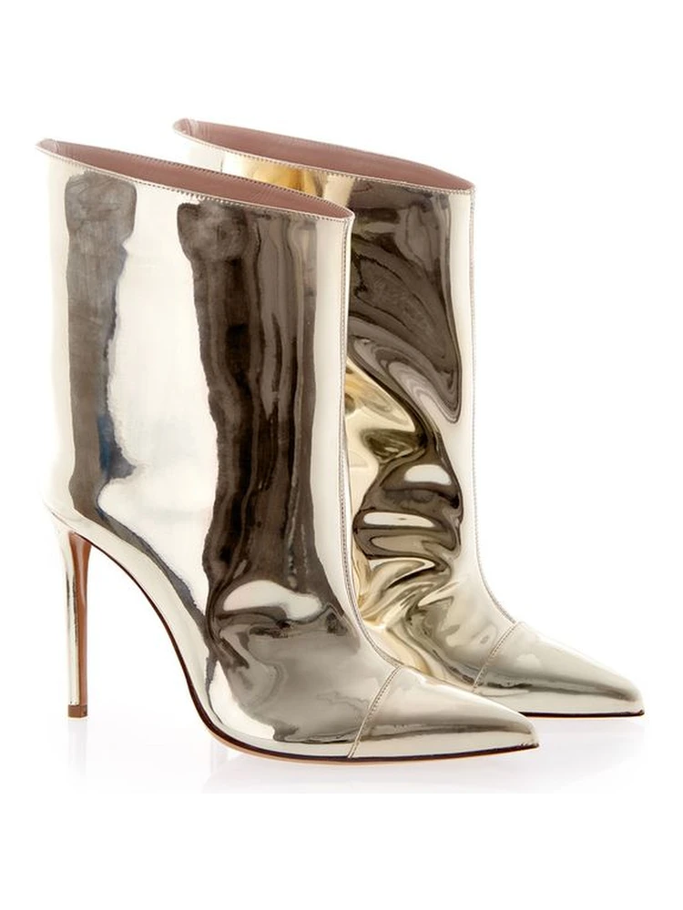 Multicolor Patent Leather Ankle Boots alternative