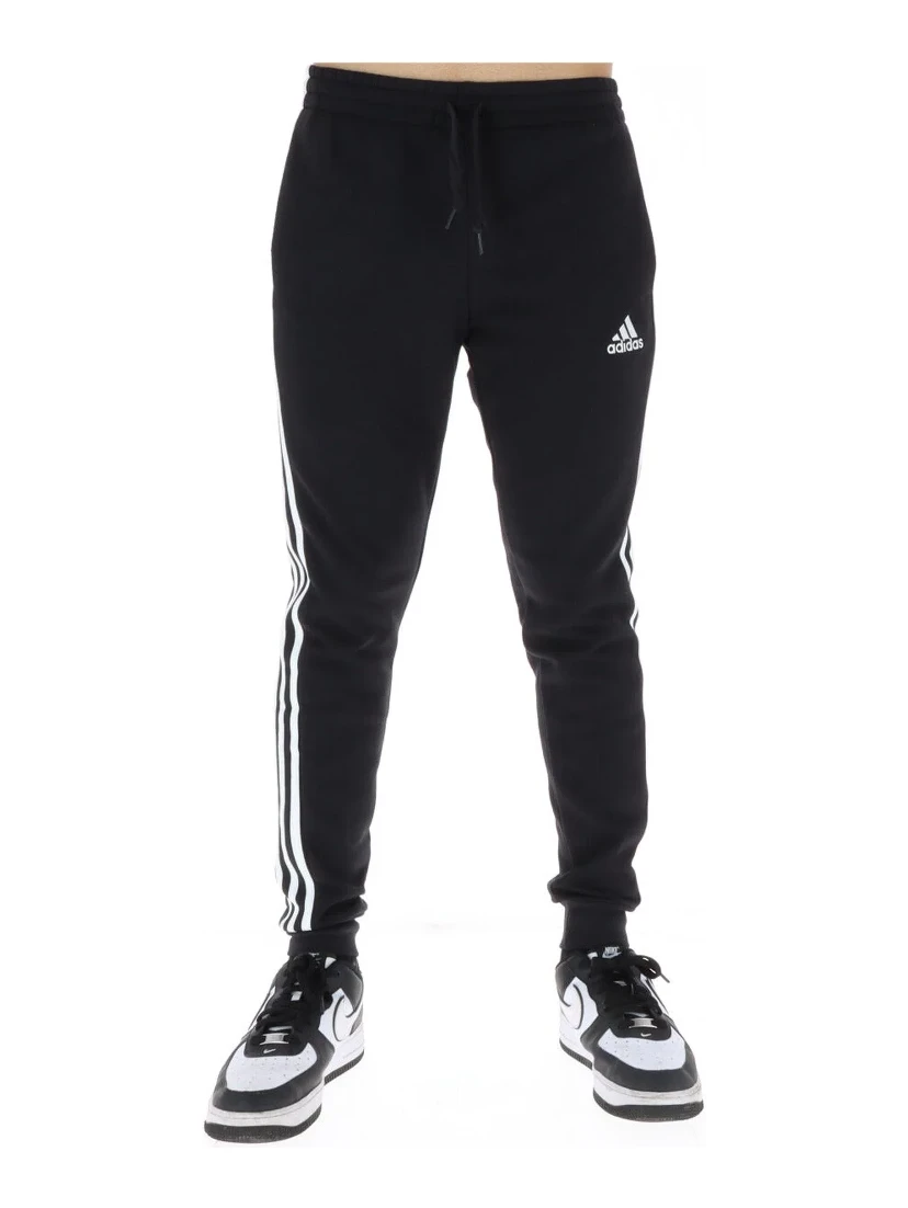 Black Cotton Athletic Pants