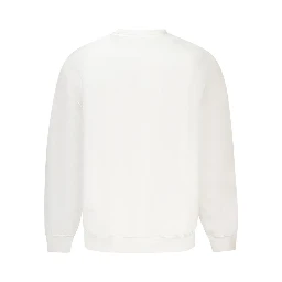 White Cotton Men's Sweater