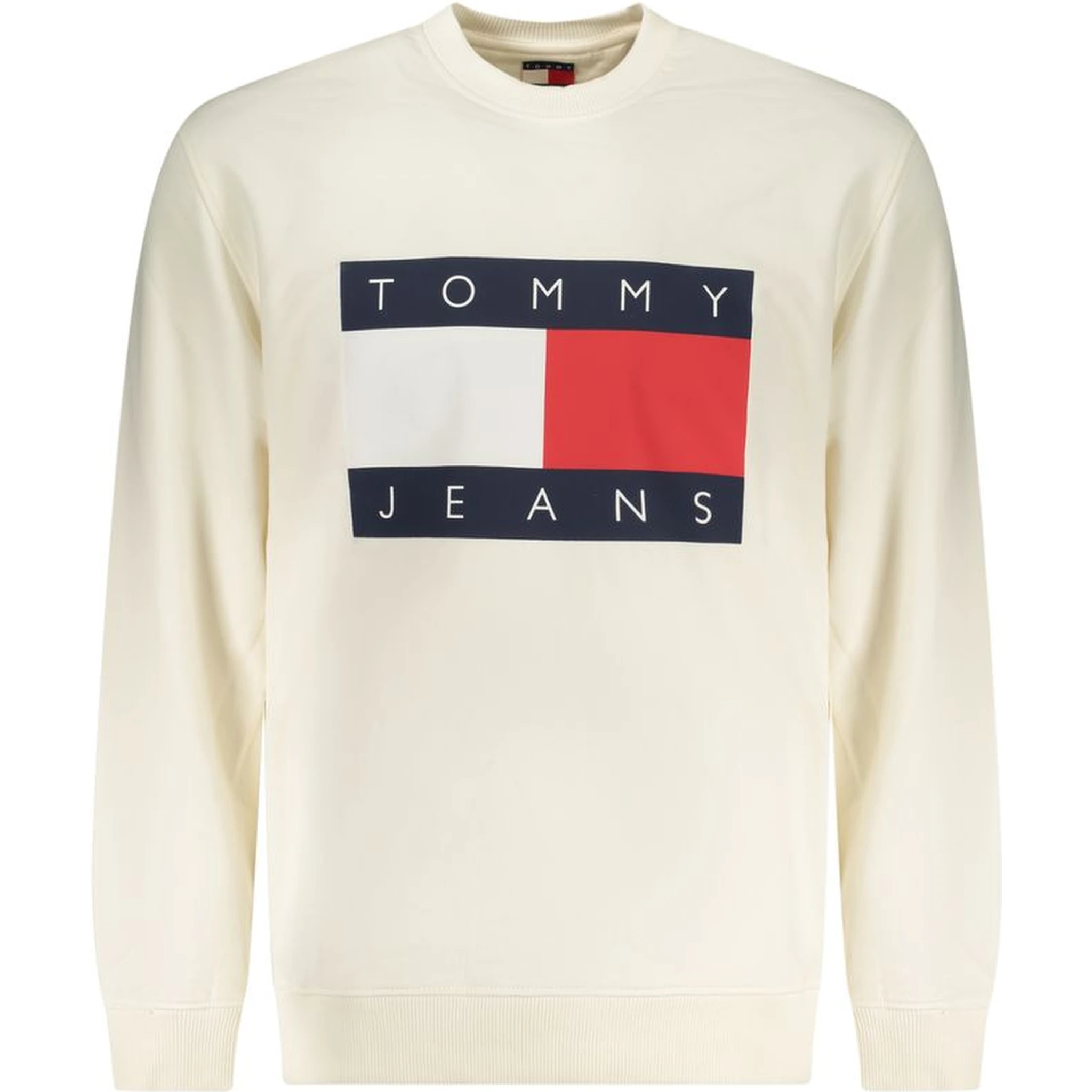 White Cotton Men Sweatshirt