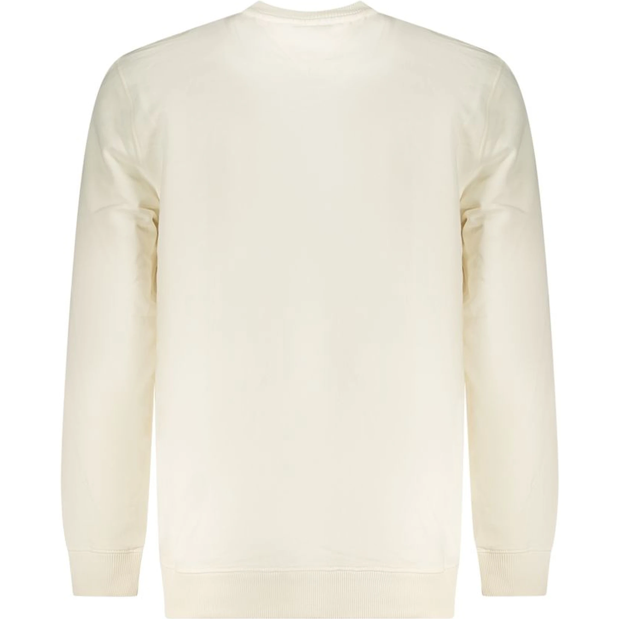 White Cotton Men Sweatshirt