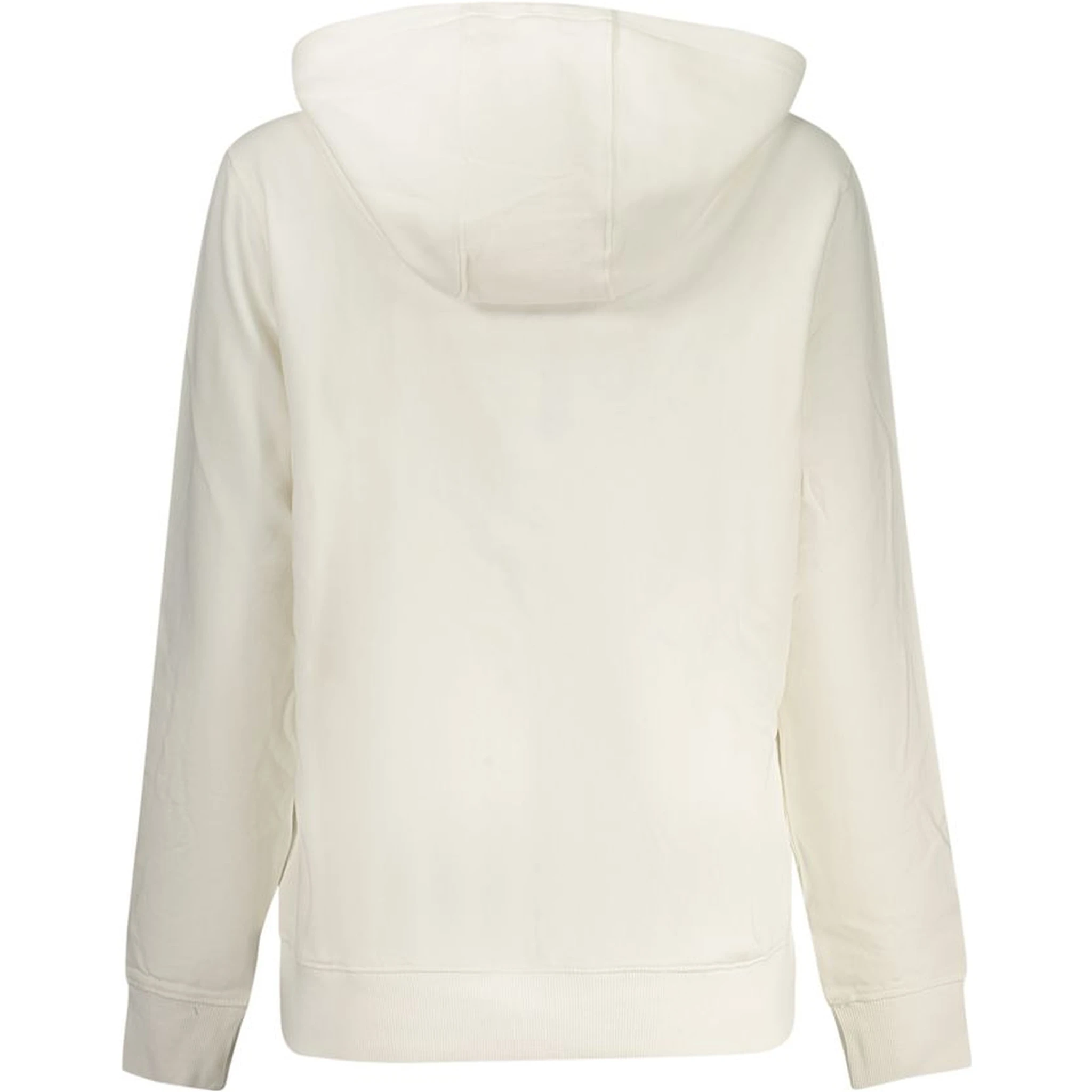 White Cotton Women Sweatshirt