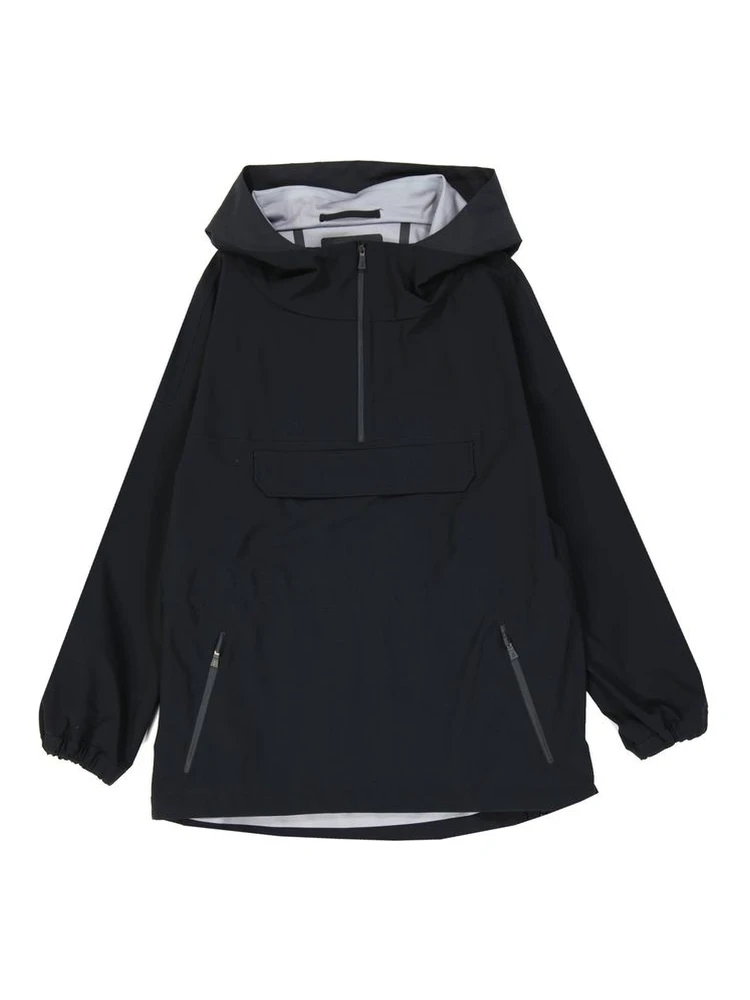 Black Elastane Shell Jacket