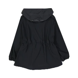 Black Elastane Shell Jacket