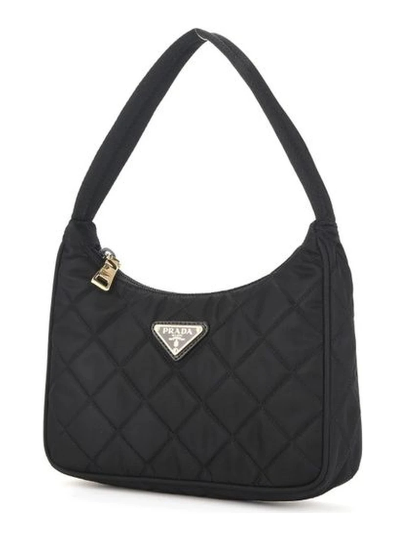 Black Nylon Shoulder Bag