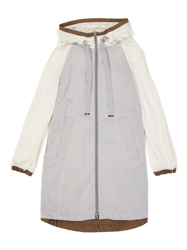 Brown Polyester Coat