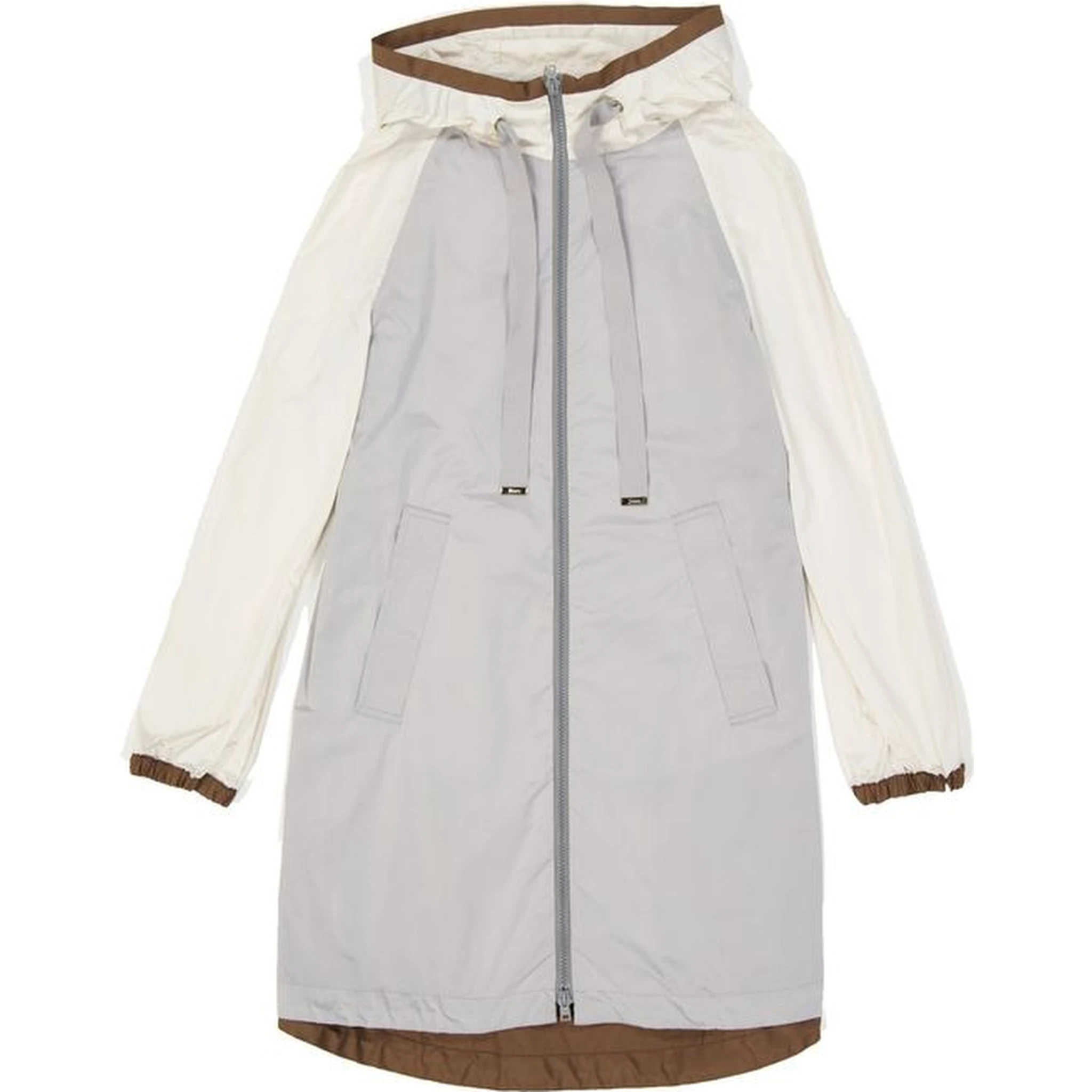 Brown Polyester Coat