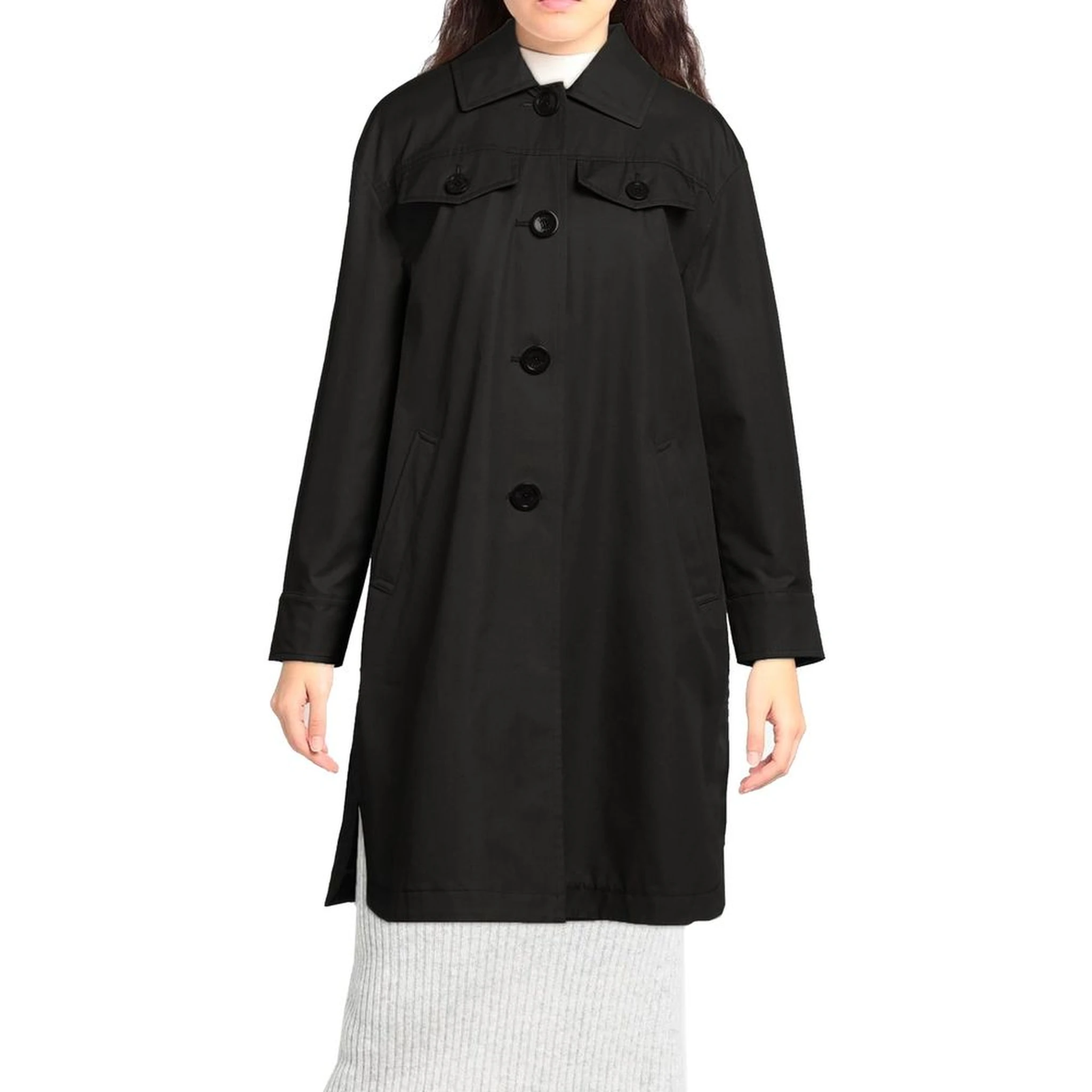 Black Cotton Parka