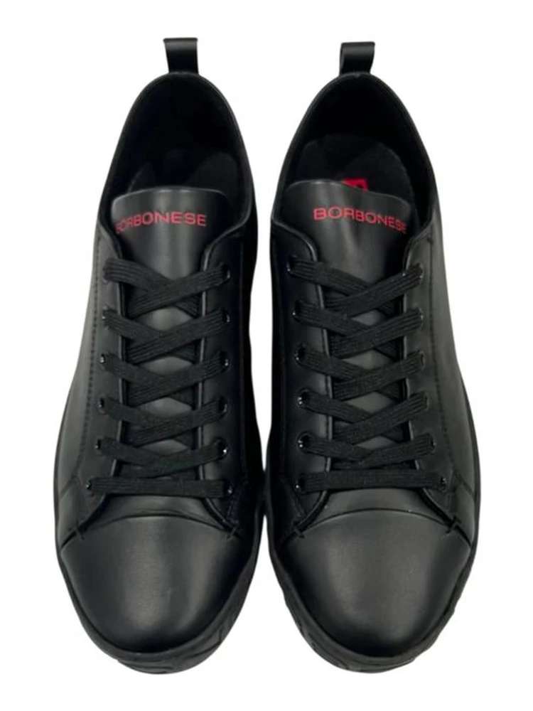 Black Leather Men Sneaker alternative