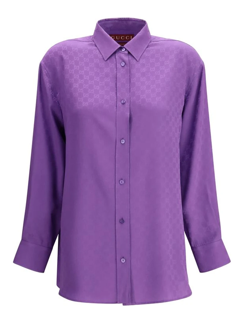 Multicolor Silk Dress Shirt
