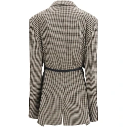 Multicolor Lyocell Coat