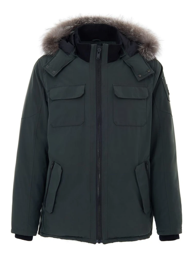 Green Nylon Parka